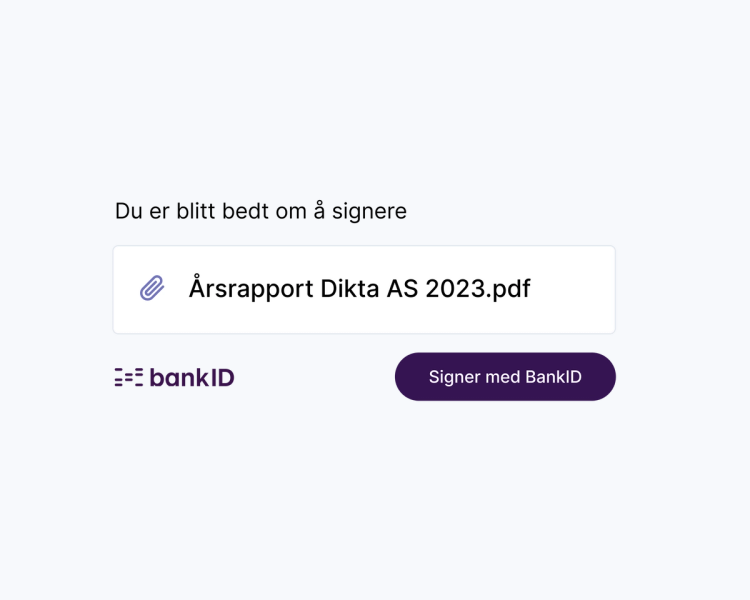 Signering årsrapport