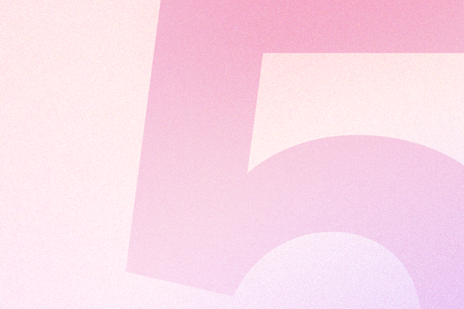 a pink background with the number 5 on it