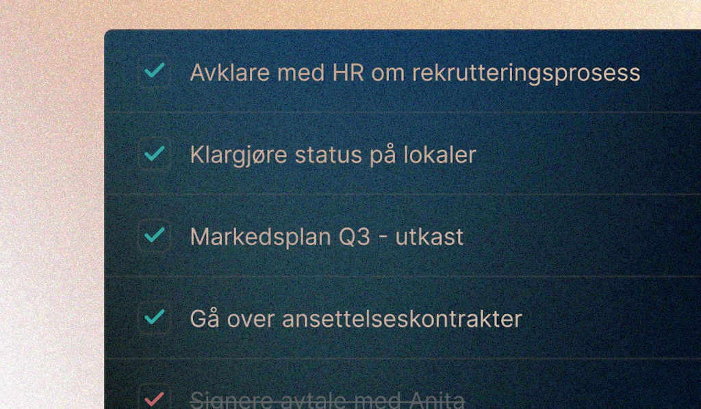 Oppgaver