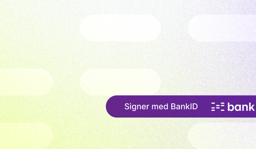 Signering BankID