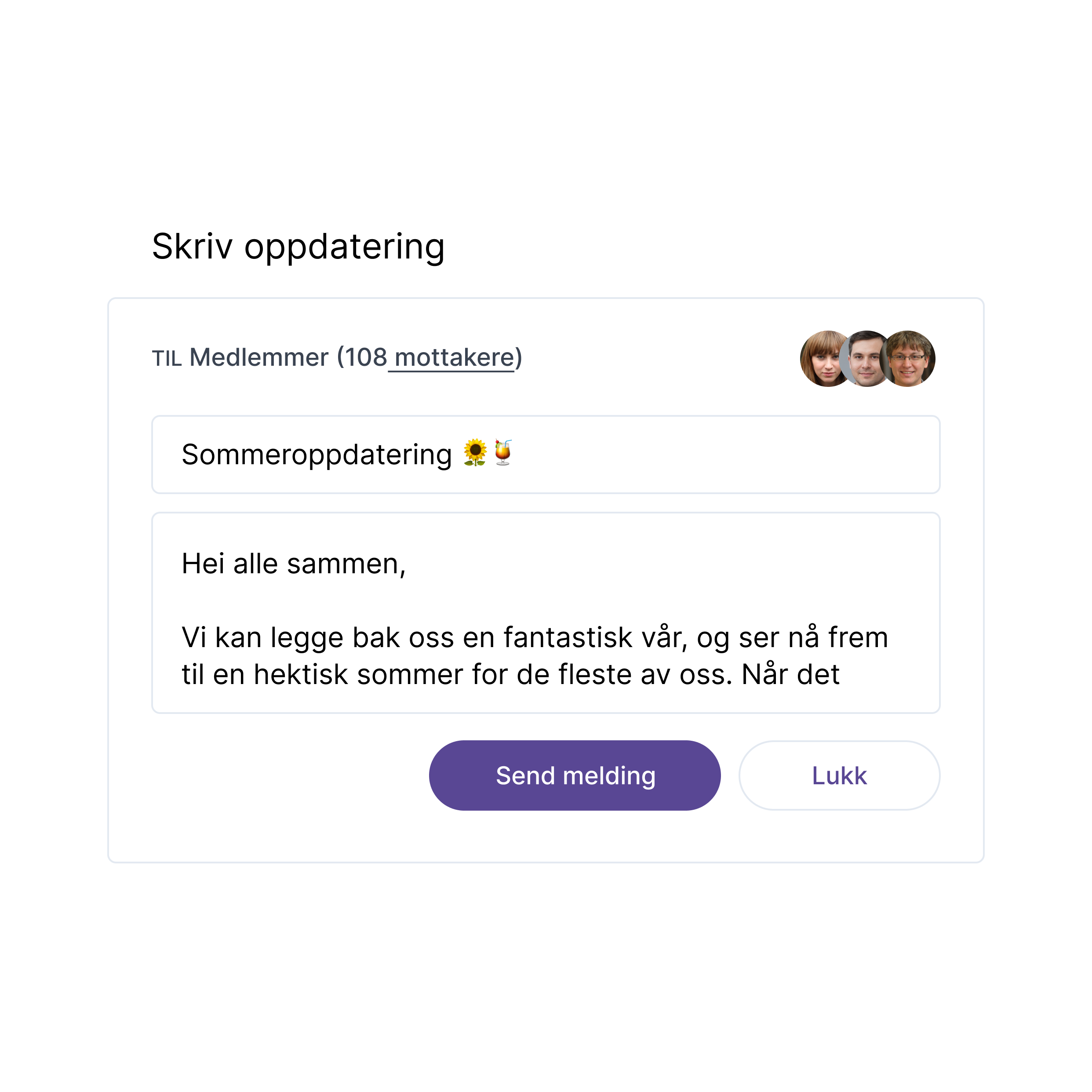 Meldingssenter i Bård