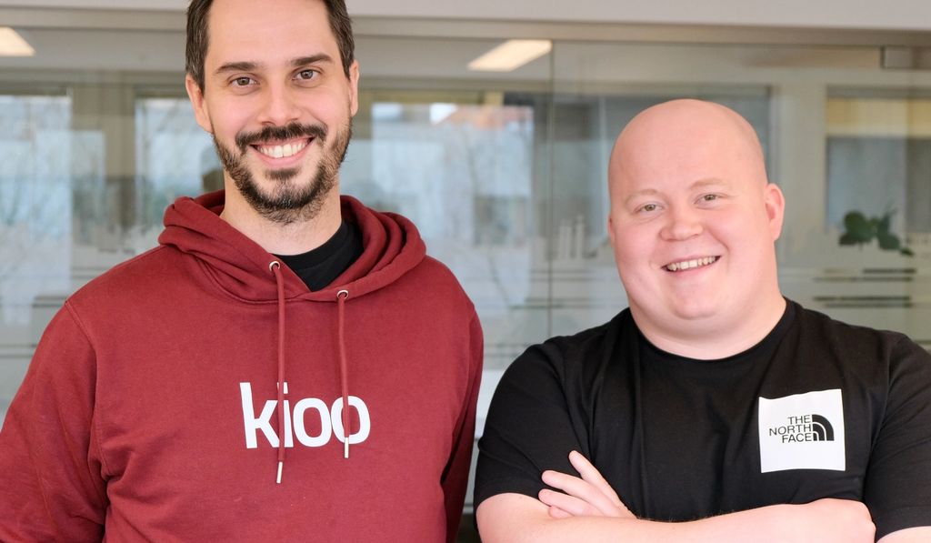 Bilde av Lars Hæhre og Ruben Eggebø, gründerne av Kioo