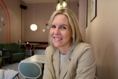 Daglig leder, Møyfrid Risdal Moster, sammen med flere av forretningsutviklerne i Vekstpartner