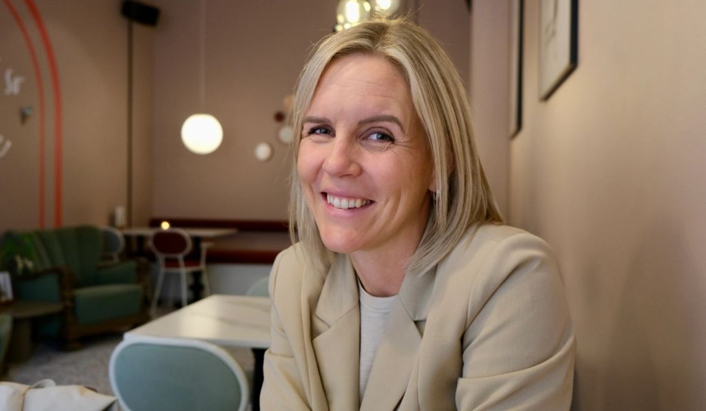 Daglig leder, Møyfrid Risdal Moster, sammen med flere av forretningsutviklerne i Vekstpartner