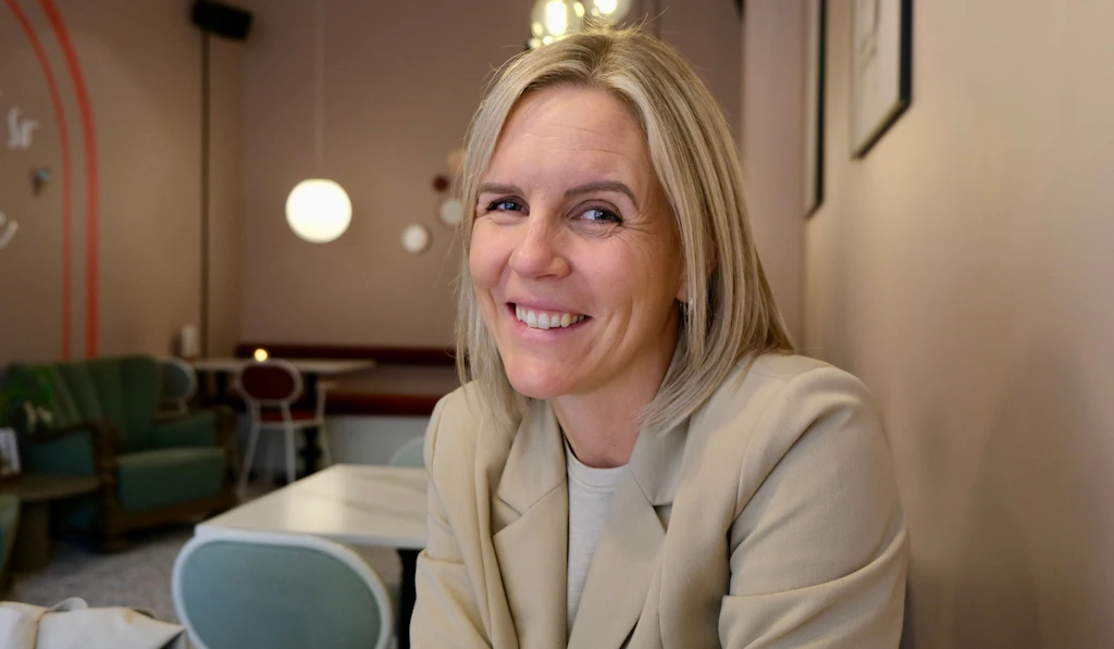 Daglig leder, Møyfrid Risdal Moster, sammen med flere av forretningsutviklerne i Vekstpartner