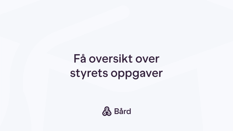 Oppgaver i Bård